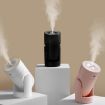 L09 USB Rotating Colorful Night Light Humidifier - Black - 2