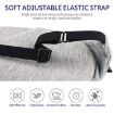 Adjustable Breathable Black Wire Nose Sleeping Eye Mask - 4