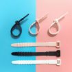 Fishbone Silicone Cable Tie Organizer - 3 Sets, 20pcs/Set, White Ice Color - 4