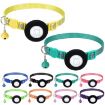 Blue Reflective Cat Collar with Bell for Airtag Tracker - 2