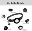 Blue Reflective Cat Collar with Bell for Airtag Tracker - 4