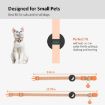 Blue Reflective Cat Collar with Bell for Airtag Tracker - 6
