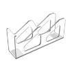 IPLAY HBX-433 Transparent Gamepad Stand for PS4/PS5/PS3/Xbox/Switch - 2
