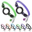 Green Pet Anti-Lost Address Pendant Collar with Bell for Airtag - 2