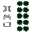 Luminous Silicone Button Caps for PS5/PS4/PS3/ONE/360/PRO/X/S - 10 PCS - 1