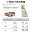 Geometric Print Ethnic Pet Collar for AirTag, Size S, Red - 3