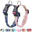 Ethnic Geometric Print Pet Collar for AirTag, Size M, Blue - 2