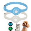 Pet Luminous Collar Locator Cover for Airtag, Size M, Pink - 2