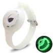 Luminous Green Pet Collar Cover for Airtag Locator, Size M - 1
