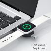 Portable Wireless Magnetic Charger for Apple Watch 1-7/SE (White) USB - 5
