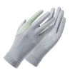 XC-14 Fingerless Ice Silk Gloves, Anti-UV Sunscreen, Honeycomb Gray - 1