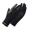 XC-14 Fingerless Ice Silk Gloves, Anti-UV Sunscreen, Honeycomb Black - 1