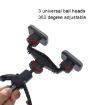 SUMITAP STH-S44Y Double Head Magnetic Car Phone Stand - Black - 6