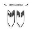 BMW X1 F48/X2 F39 LHD Door Handle Frame Sticker Set - 5pcs Black - 2