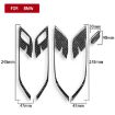 BMW X1 F48/X2 F39 LHD Door Handle Frame Sticker Set - 5pcs Black - 3