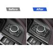 BMW X1 F48/X2 F39 LHD Multimedia Knob Panel Sticker Black - 6