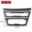 BMW X1 F48/X2 F39 LHD Radio & AC Panel Sticker Set (3pcs, Black) - 3