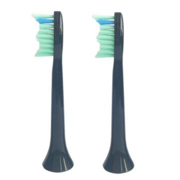 Electric Toothbrush Heads 2 PCS for imay P8-P20, Black - 1