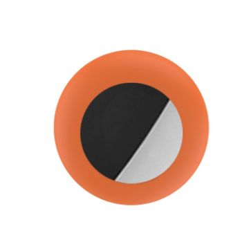 AirTag Pet Locator Tracker Silicone Cover, Size M - Orange - 1