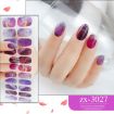 Shiny Onion Powder Waterproof Nail Sticker - 22 Fingers (ZX-3027) - 2