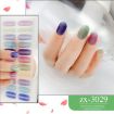 Shiny Onion Powder Waterproof Nail Sticker - 22 Fingers (ZX-3029) - 2