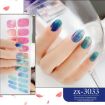 Shiny Onion Powder Waterproof Nail Sticker - 22 Fingers (ZX-3033) - 2