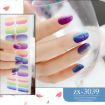 Shiny Onion Powder Waterproof Nail Sticker - 22 Fingers (ZX-3039) - 2