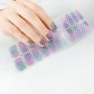 Shiny Onion Powder Waterproof Nail Sticker - 22 Fingers (ZX-3039) - 4