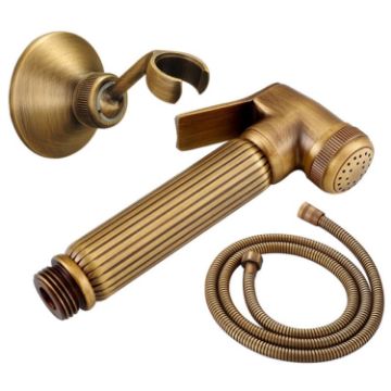 Antique Style Multifunctional Women Washers with Water Stop Nozzle & Hose - 1
