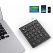 BT302 28-Key Mini Wireless Bluetooth Keyboard for Laptops - Gray - 4