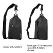 Waterproof Crossbody Phone Bag - Touch Screen, Paste Model (Gray Blue) - 2
