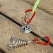 Stainless Steel Octopus Buckle for Tent Rope - Outdoor Camping Nail - 1