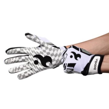 BOODUN C281071G White S Baseball Rugby Fitness Anti-Slip Hiking Gloves - 1