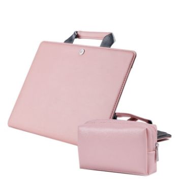 Pink Laptop Bag Protective Case Tote for MacBook Pro 15.4" + Power Bag - 1