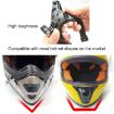 TUYU Motorcycle Helmet Chin Camera & Phone Mount Bracket - Black - 7