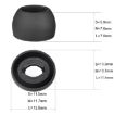 Samsung Galaxy Buds Pro Earplugs - 6 PCS Silicone Medium Purple - 4
