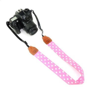 Retro Rose Pink Multi-color SLR Camera Shoulder Neck Strap - 1
