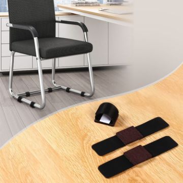 U-Shaped Iron Tube Leg Protector for Dining Table/Chair (18-35mm) 6 PCS - 1