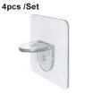 4pcs Large Wardrobe Partition Bracket Set - 7cm Load Bearing - 1
