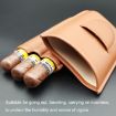 Portable X11 Cigar Holster Humidor & Cigarette Case, Brown Finish - 4