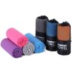 Quick Dry Microfiber Sports Towel 40x80cm - Grass Green Mesh Bag - 2