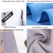 Quick Dry Microfiber Sports Towel 40x80cm with Mesh Bag - Orange - 4