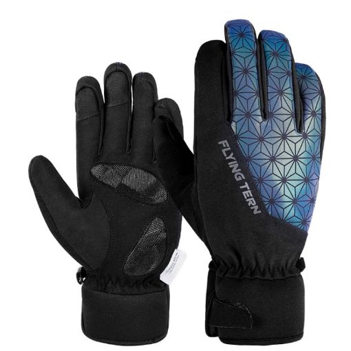 FLYING TERN 315 Windproof Warm Touch Screen Cycling Gloves, Size M - 1