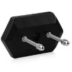 Black Wall Mount Skateboard Stand for Deck Display & Storage - 3