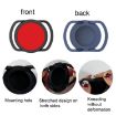 Anti-Lost Tracker Silicone Case for AirTag 2 PCS, 30mm (Blue+Pink) - 3