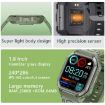 KR06 Smart Calling Watch - 1.8" Heart Rate & Blood Pressure Monitor (Green) - 5