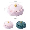 Pink Stainless Steel Liner Ashtray With Cover - Crown Home Decor - 2