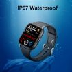 QS16Pro 1.69" Waterproof Smart Watch with Health & Temp Monitoring - Blue - 7