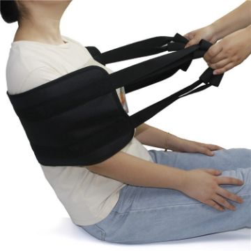 MTP-921 Auxiliary Shift Band Reinforced Care Belt - Black - 1