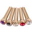 6PCS Pure Copper Citrimine Guitar Caps - Crystal Head Style (Black) - 2